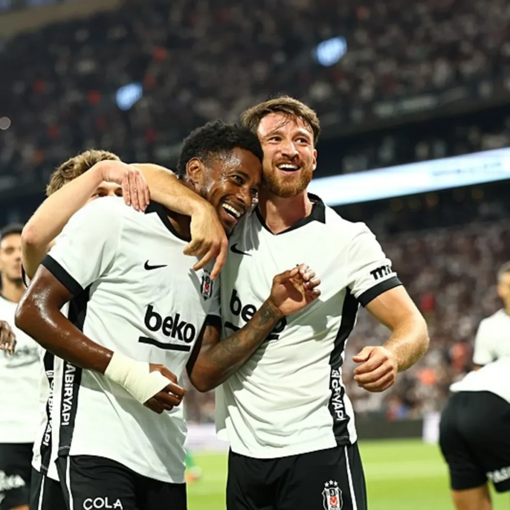 Kartal'dan tur için dev adım! Beşiktaş sahasında Kauno Zalgiris'i rahat geçti